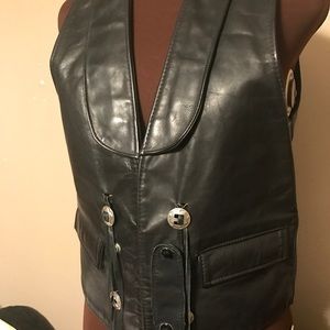 Vintage Schott Western Motorcycle Vest